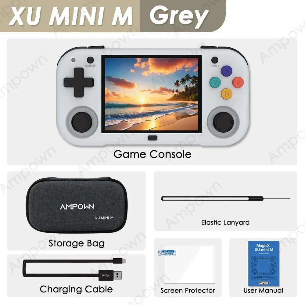 Ampown XU MINI M – Konsola Retro 2,8'' IPS, Linux, 64GB (Magazyn PL)