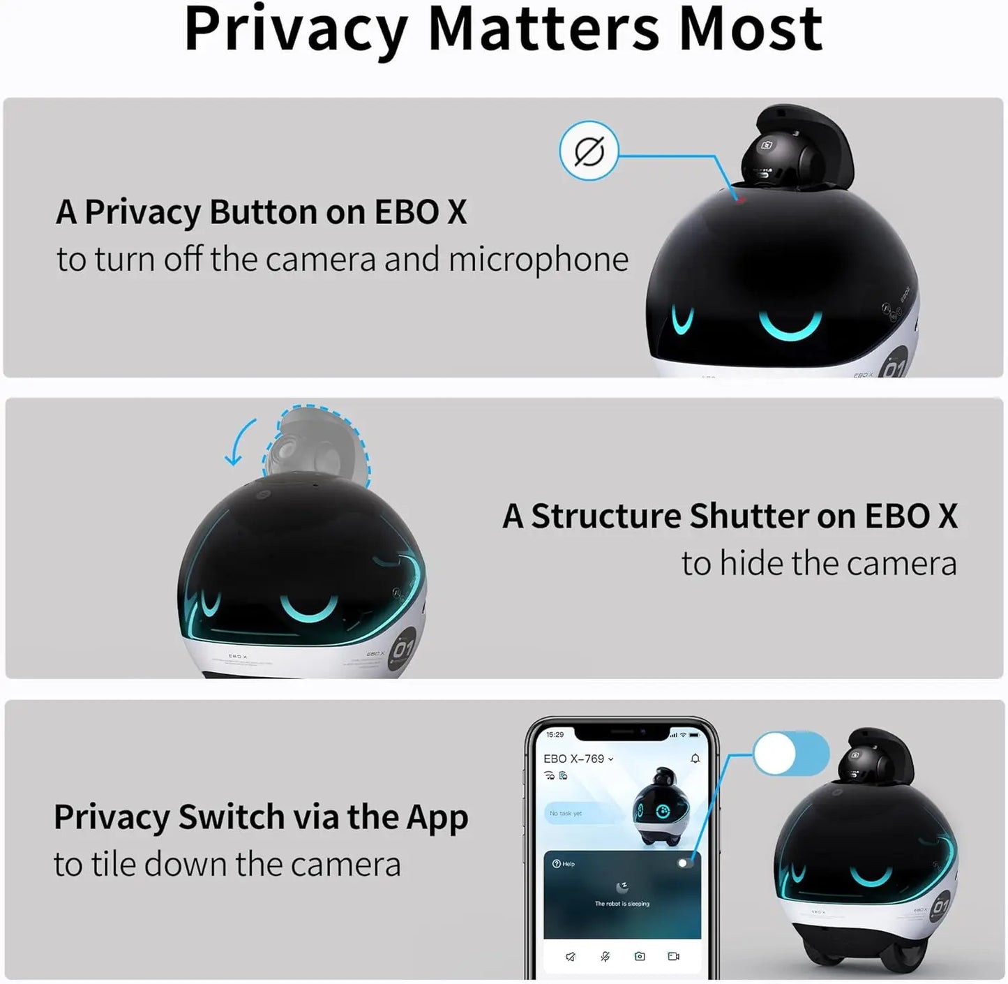 Kamera Domowa GPT-4o z AI - Robot Pet Camera 4K z Kontrolą Głosową