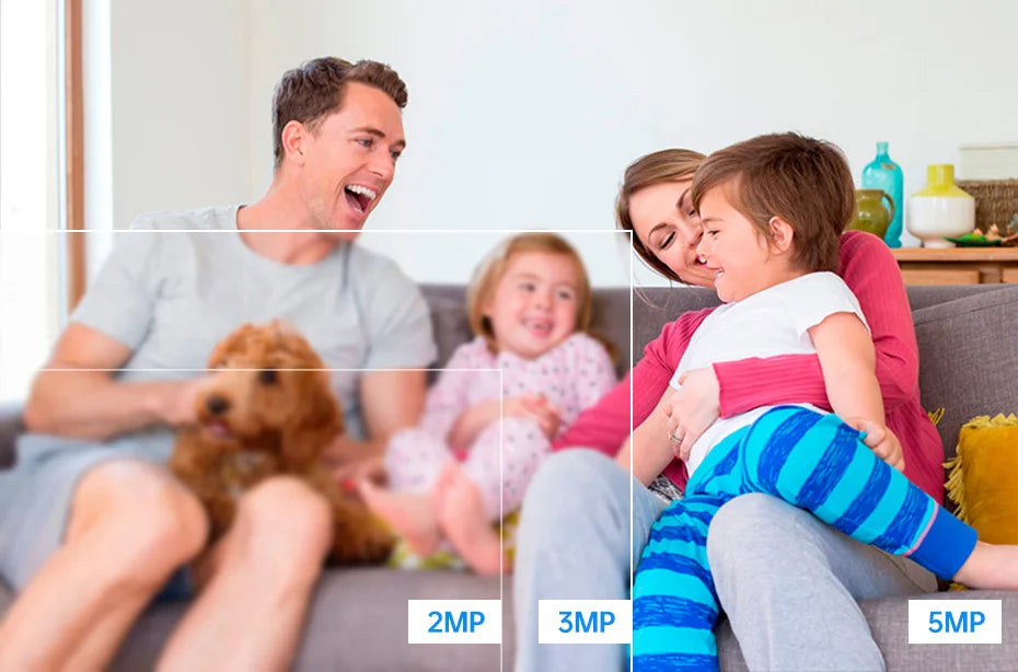 5MP Kamera WiFi do monitoringu – Detekcja ruchu, Auto Tracking, Smart Home - zdjęcie 5