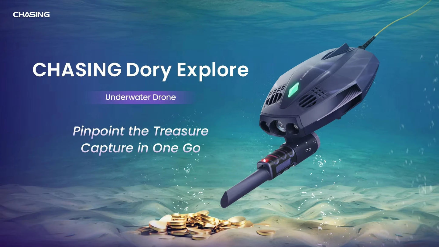 CHASING Dory Explore Dron Podwodny ROV – Detektor Metalu, Kamera HD, Zdalne Sterowanie - zdjęcie 5