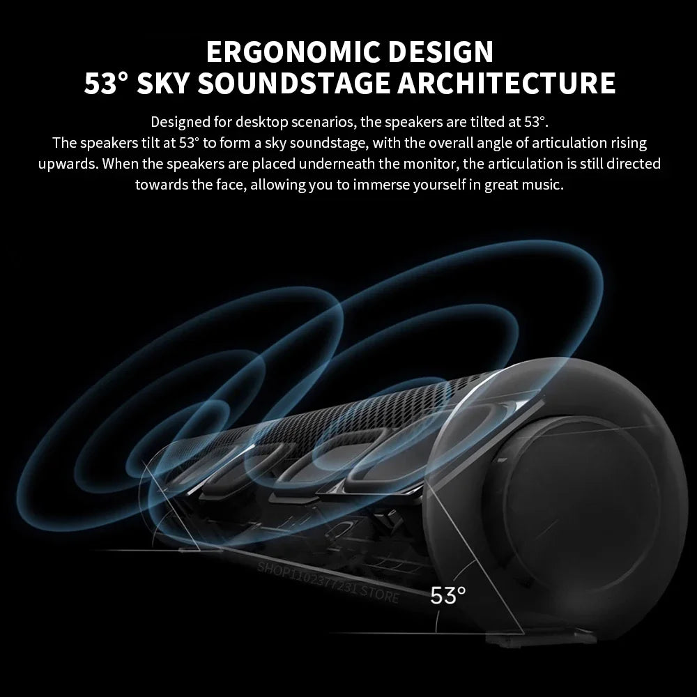 Desktop Speaker - Głośniki Komputerowe Stereo RGB z M - zdjęcie 3