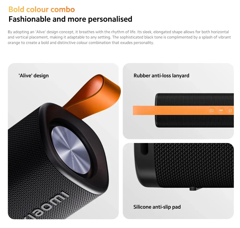 Xiaomi Sound Outdoor - Głośnik Bluetooth 5.4 IP67 Wodoodporny 30W - George Vision Premium