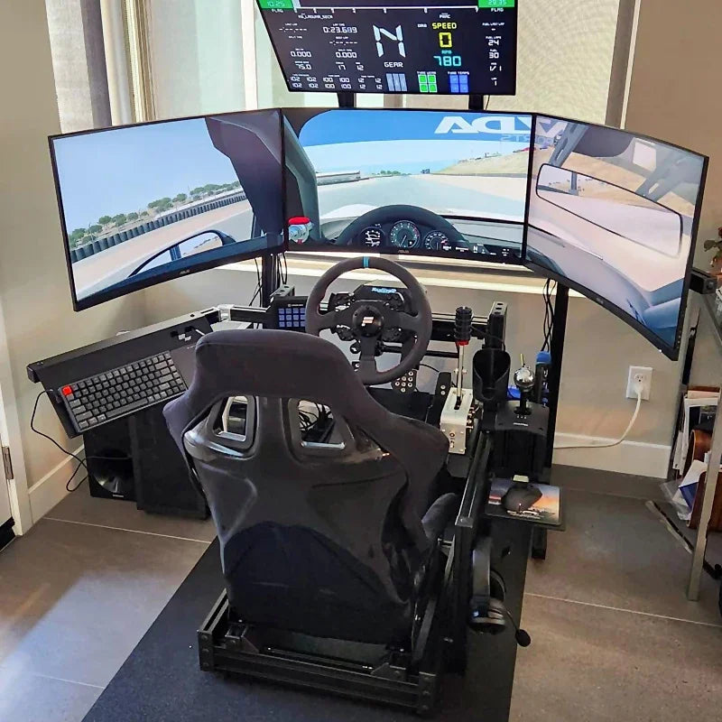 Symulator Wyścigów George Vision - Fanatec DD Pro Homemade Racing Cockpit PS5 Aluminium