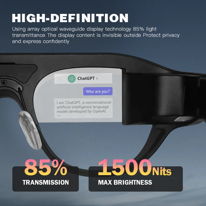 Smart AR Glasses Okulary VR/AR – Wyświetlacz HD, Ergonomiczna Konstrukcja - zdjęcie 4