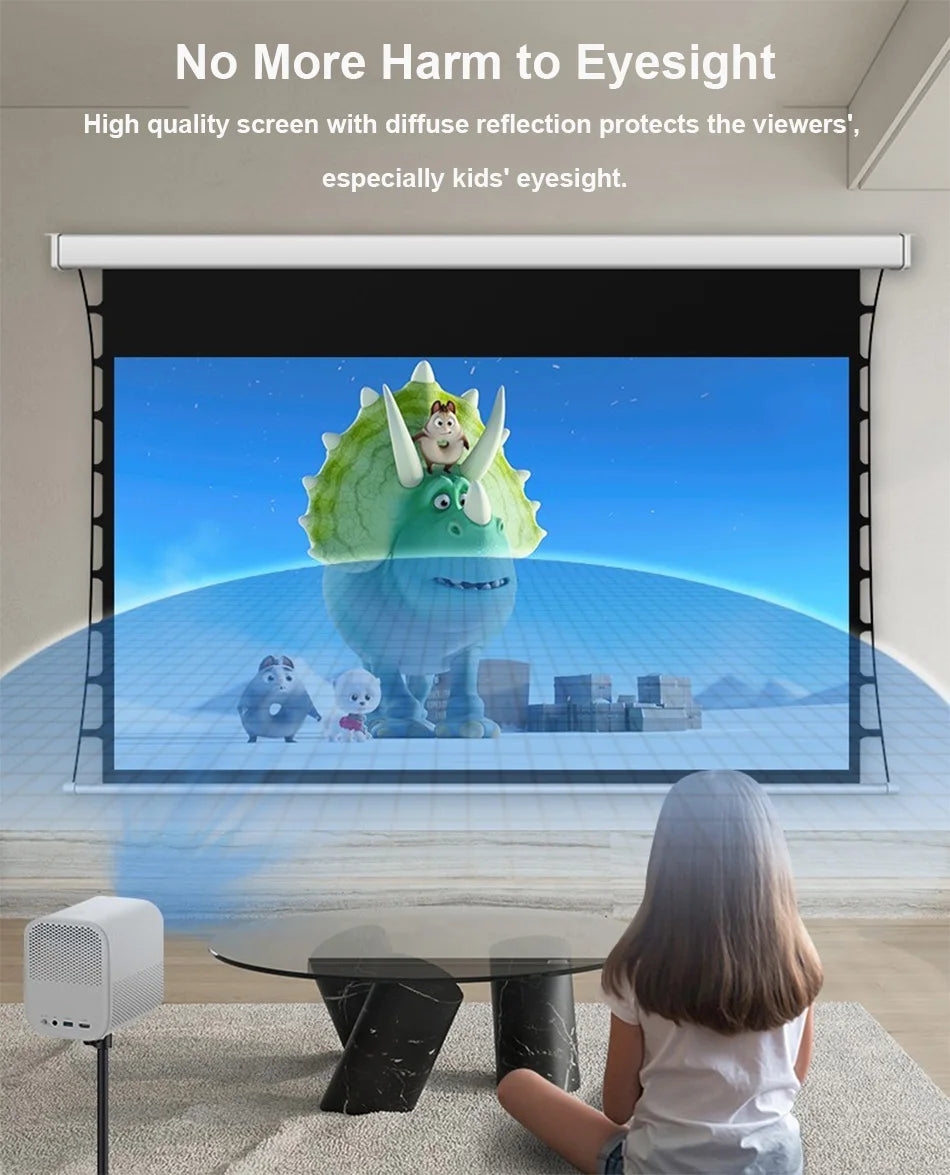 ALR 100" Motoryzowany ekran projekcyjny PET Crystal 4K Ultra Krótki Rzut - zdjęcie 9