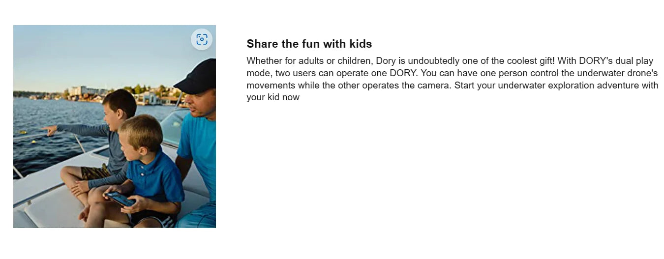 Dron Podwodny George Vision - ROV z Joystickiem GPS 15m Kamera Wodoodporna