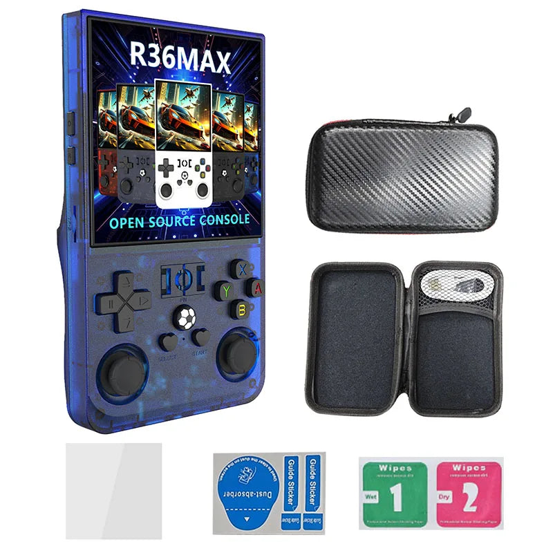 Konsola Retro R36MAX | Ekran IPS 4'' | Linux | Wi-Fi | 30 000 Gier | Prezent dla Dzieci