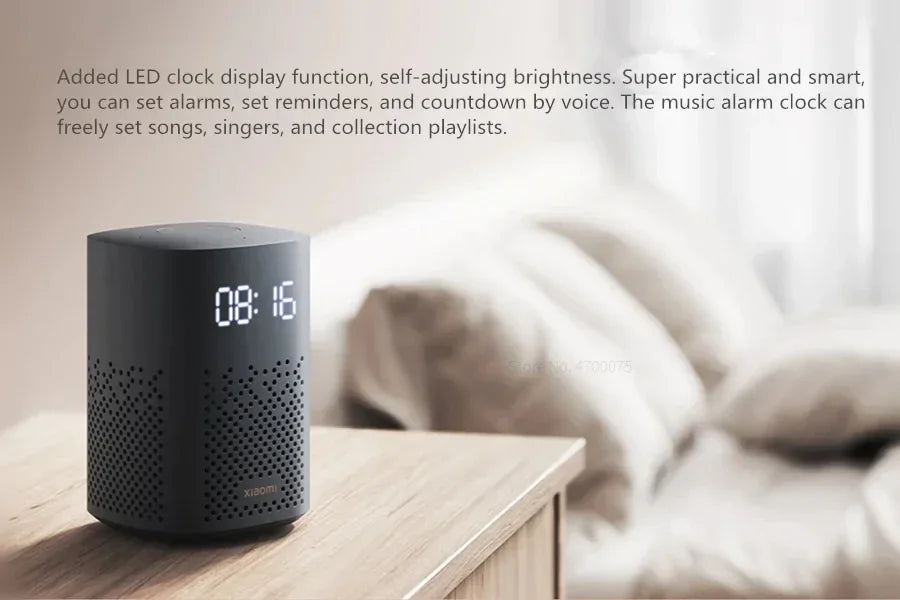 Xiaomi Xiaoai Speaker Play - Inteligentny Głośnik z Zegarem LED i WiFi - George Vision Premium