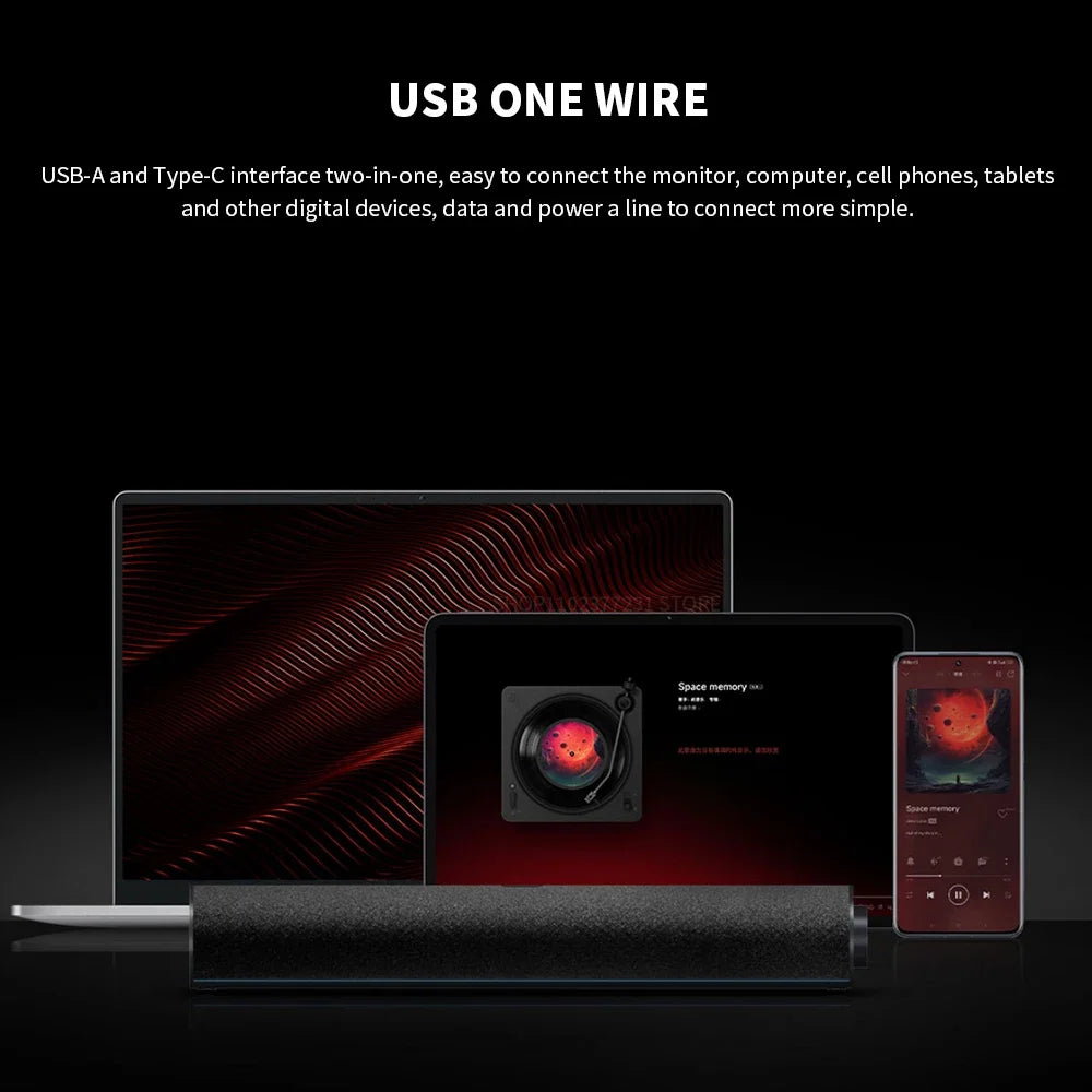 Xiaomi Desktop Speaker - Głośniki Komputerowe Stereo RGB z Mikrofonem - George Vision Premium