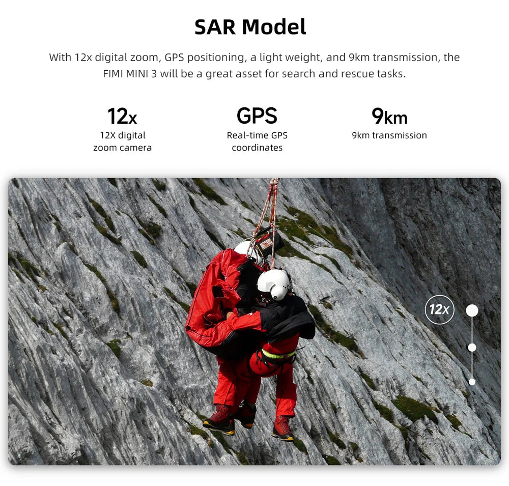 Xiaomi FIMI MINI 3 Dron Profesjonalny 249g - 4K Kamera, GPS, 9km Zasięg