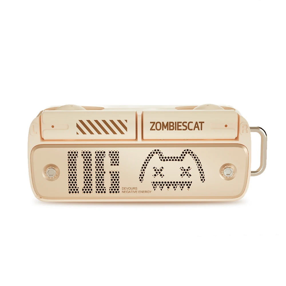 Zombies Cat B8 Aether Core – Słuchawki TWS z Naszyjnikiem, Bluetooth 5.4, RGB