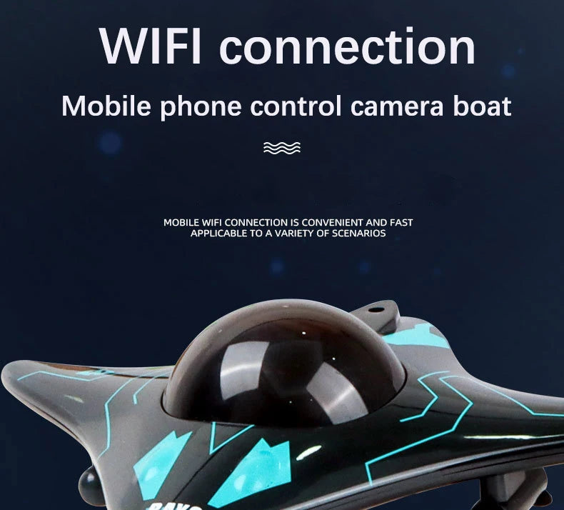 Łódka Podwodna RC z Kamerą - 6CH WiFi FPV - zdjęcie 2