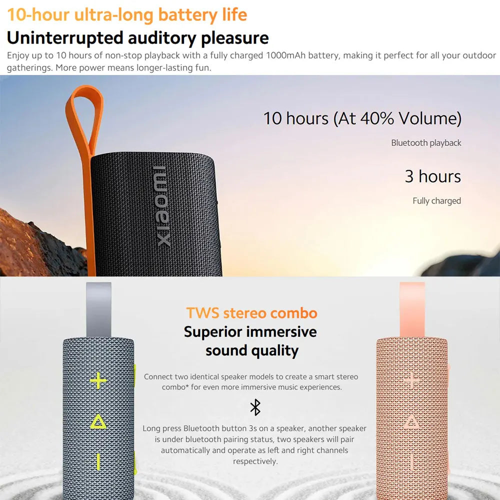 Sound Pocket - Kompaktowy Głośnik Bluetooth IP67 z TW - zdjęcie 4