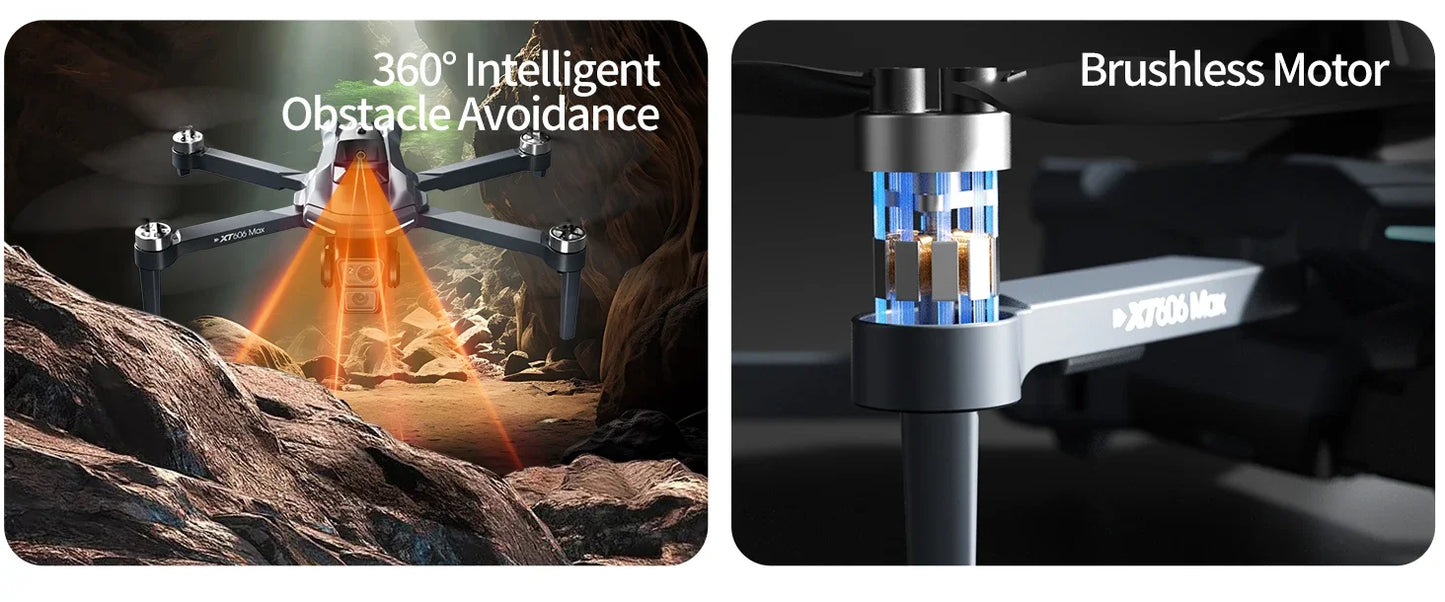 Dron Profesjonalny George Vision - Xiaomi XT606 GPS Dron 8K - Luksus i Innowacja