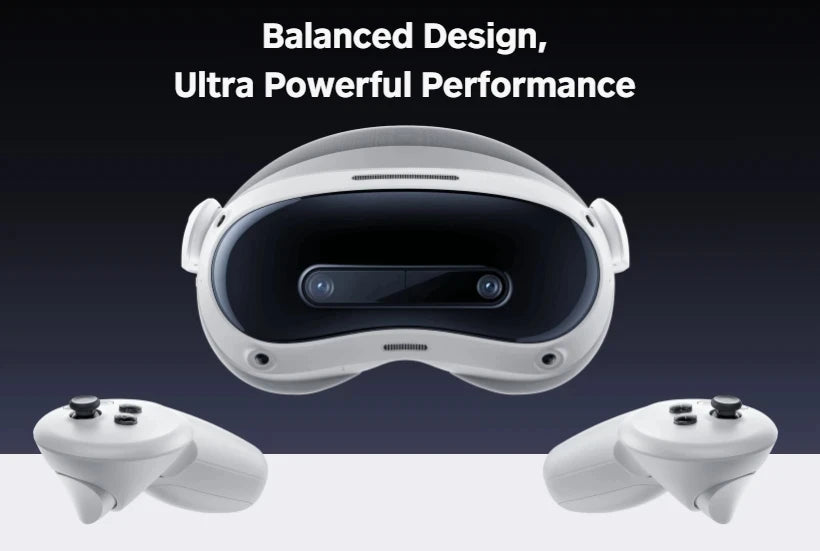 Gogle VR PICO George Vision - Wyświetlacz 4K+, Śledzenie Wzroku, Pełna Immersja