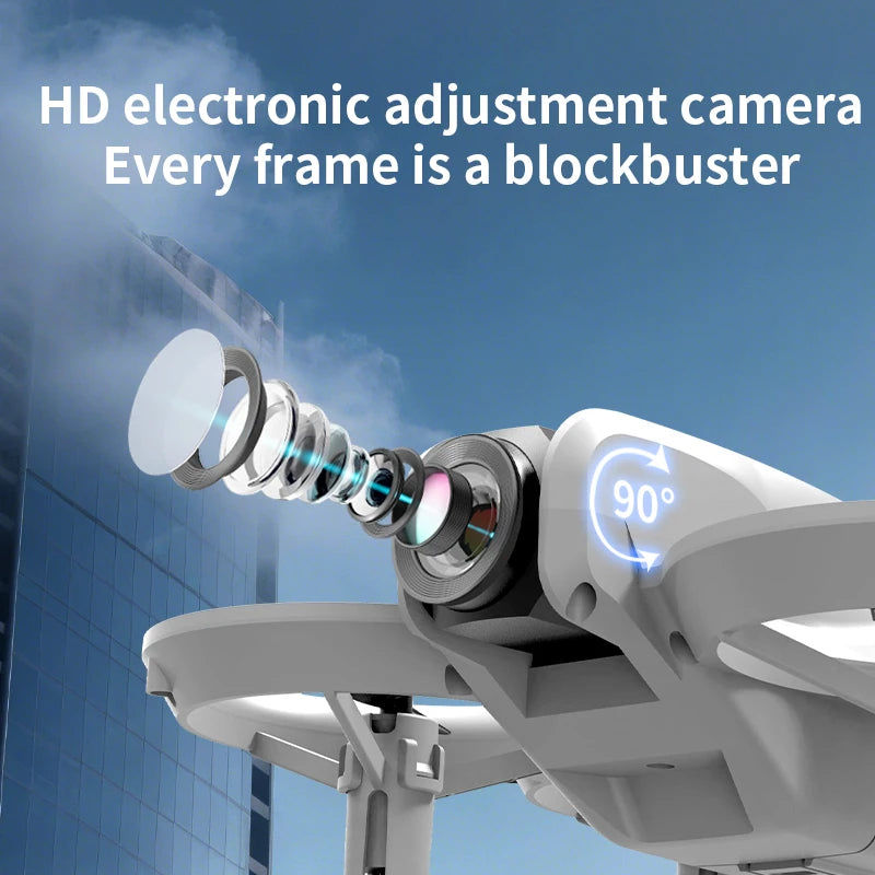 Dron Quadcopter George Vision - Dron H135 Profesjonalny - Kamera 4K/8K, FPV