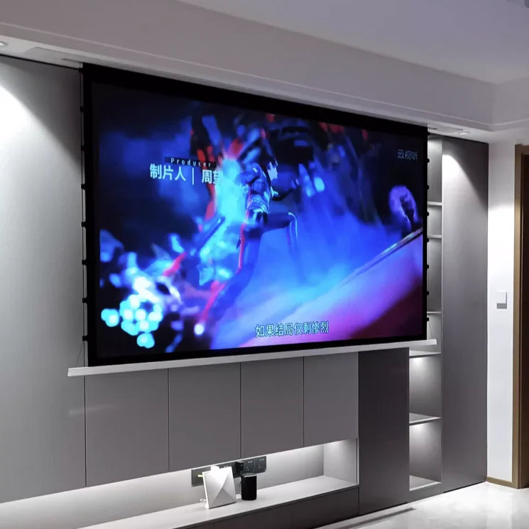 Ekran Projekcyjny George Vision - T Prism AI Smart 2025 - Motoryzowany Wpuszczany w Sufit ALR