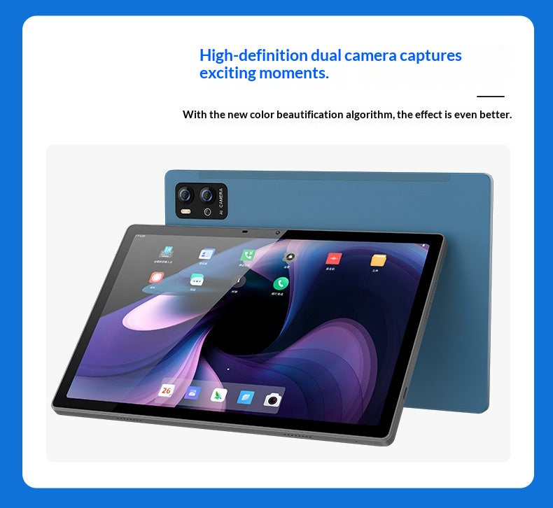 Tablet 10 cali do nauki zdalnej i gier 6GB/128GB
