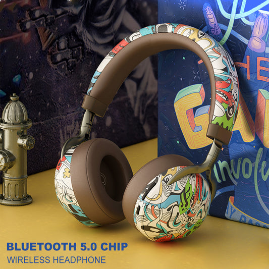 Słuchawki Bezprzewodowe Bluetooth 5.0 z Radio FM i TF - 10h Bateria