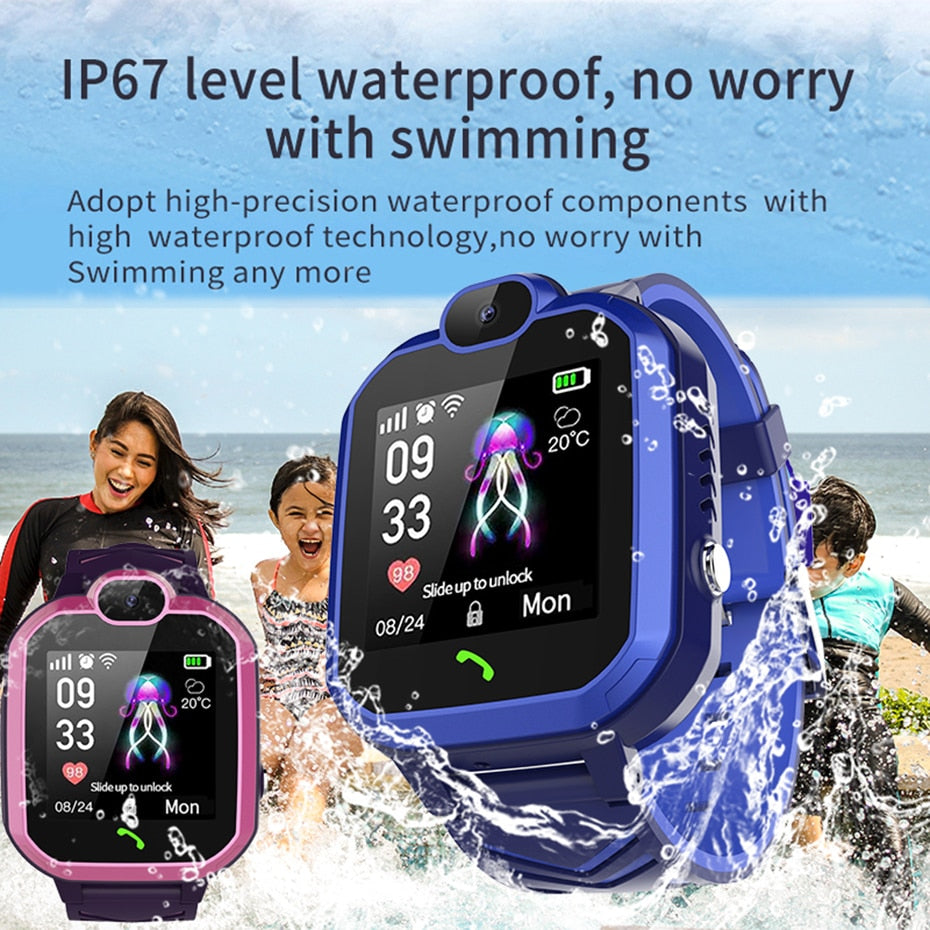 Smartwatch dla dzieci z ekranem dotykowym, aparatem i lokalizacją