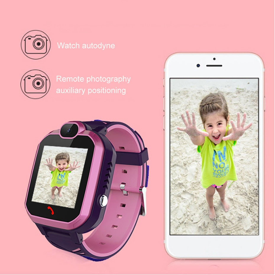 Smartwatch dla dzieci z ekranem dotykowym, aparatem i lokalizacją