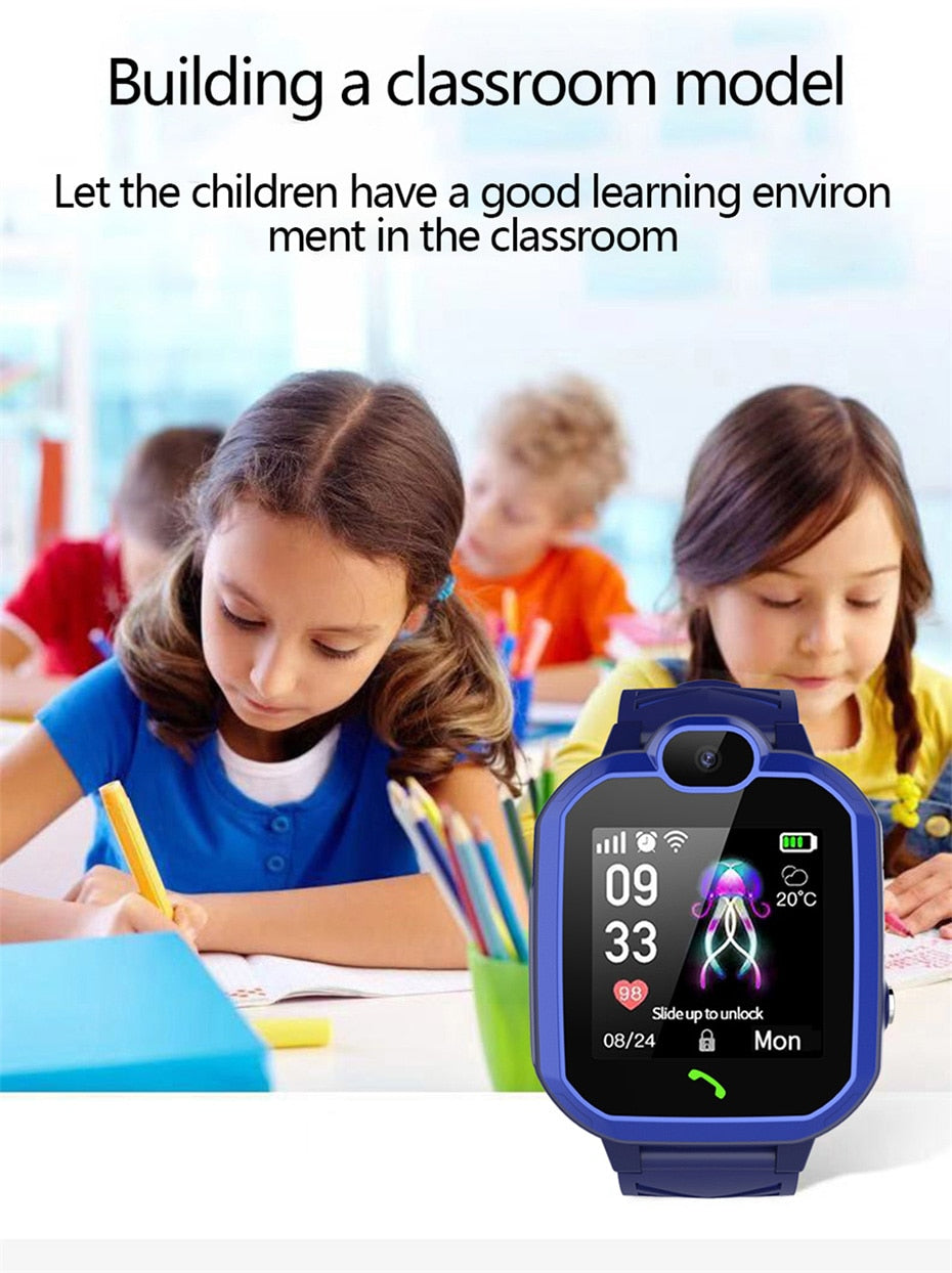 Smartwatch dla dzieci z ekranem dotykowym, aparatem i lokalizacją