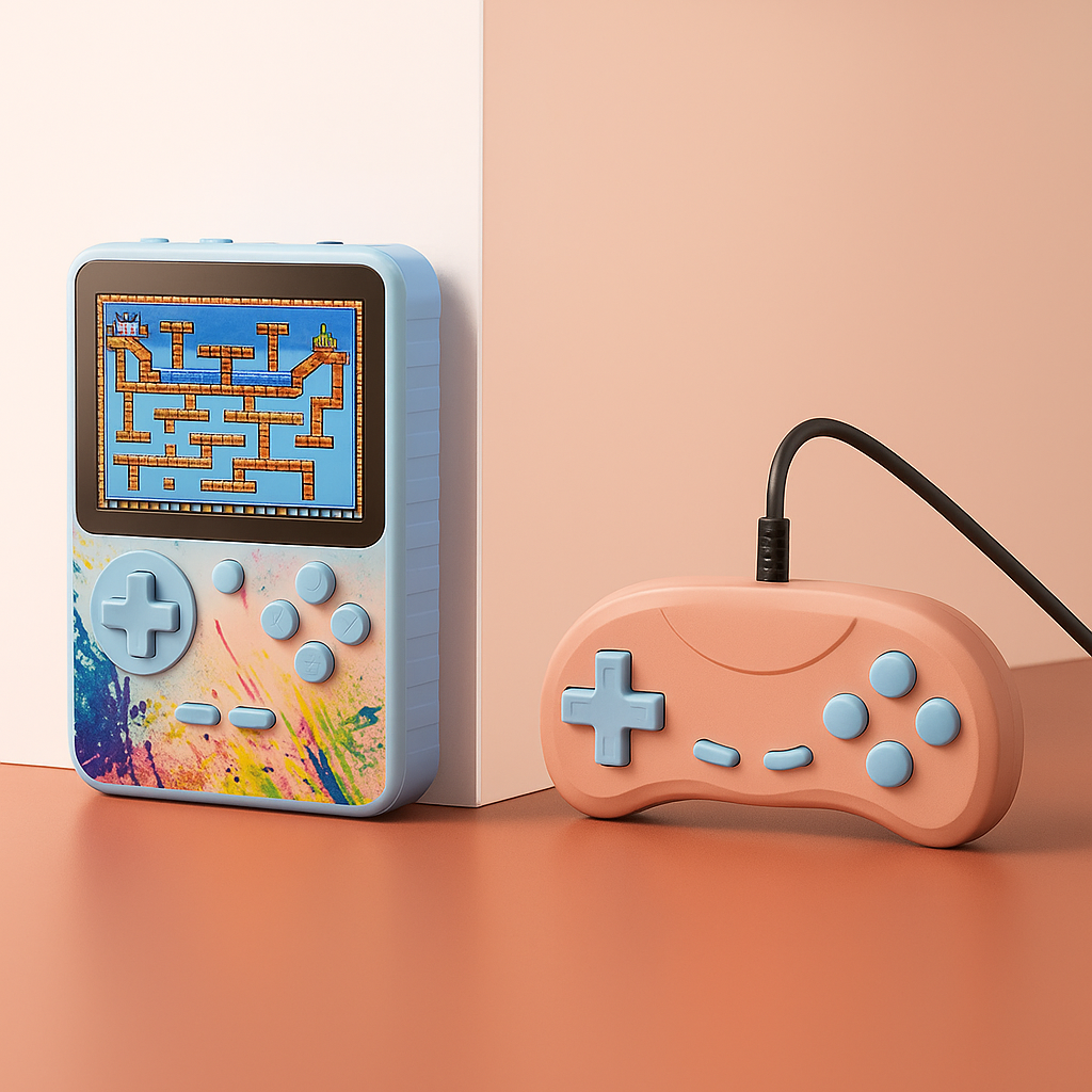 G5 Mini Konsola Retro – 3.0" LCD, 500 gier 8-bit, bateria USB