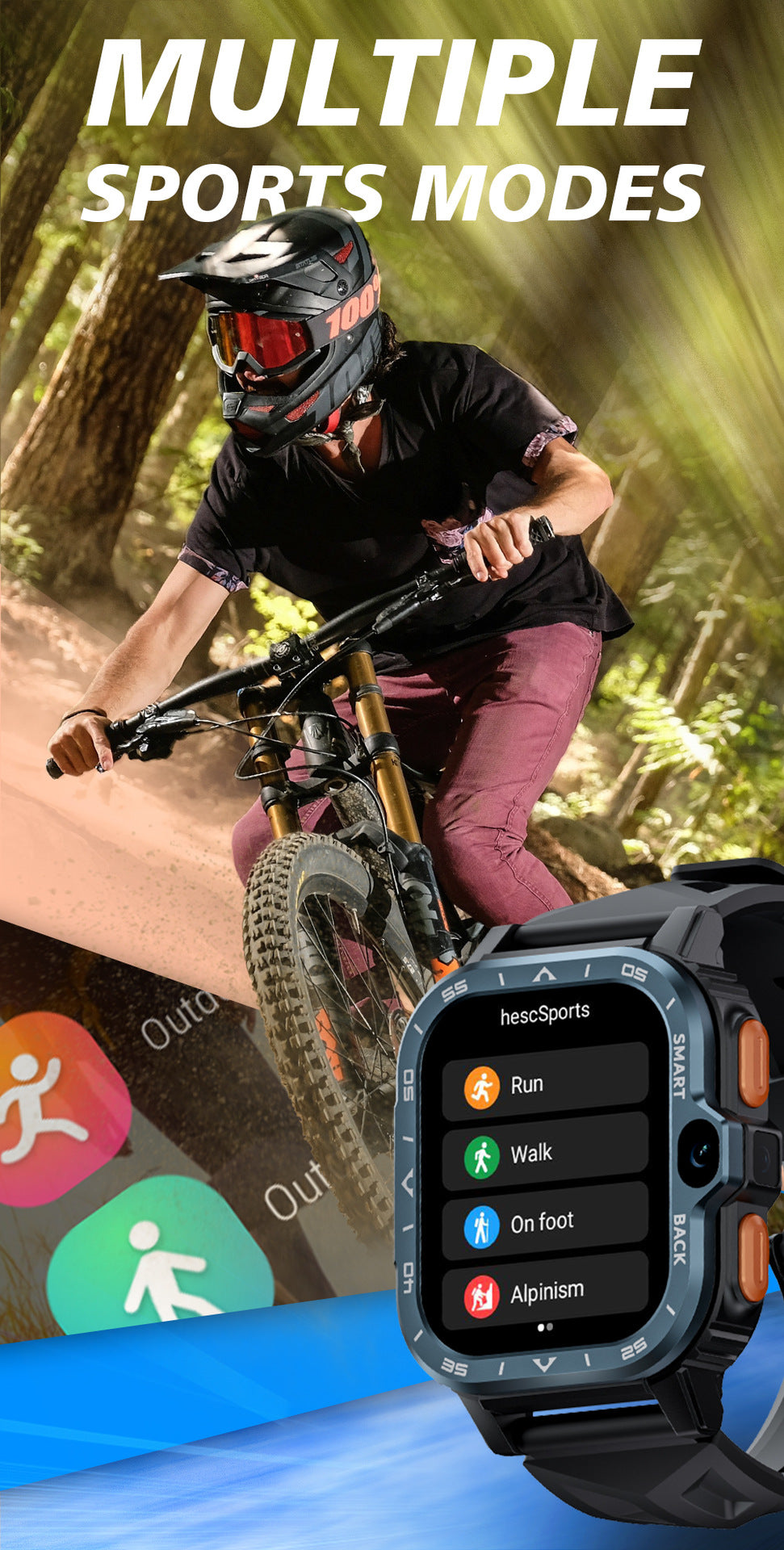 Smartwatch telefoniczny All Netcom z aparatem i pamięcią 16/64 GB