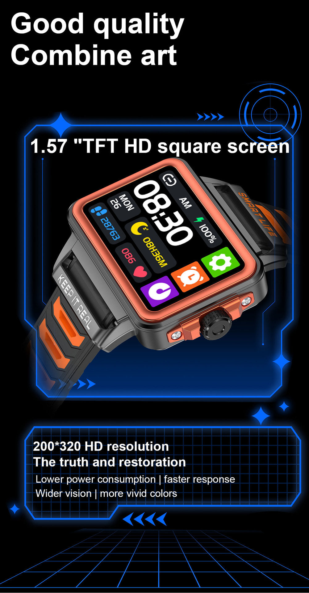 Modny smartwatch w personalizowanym stylu