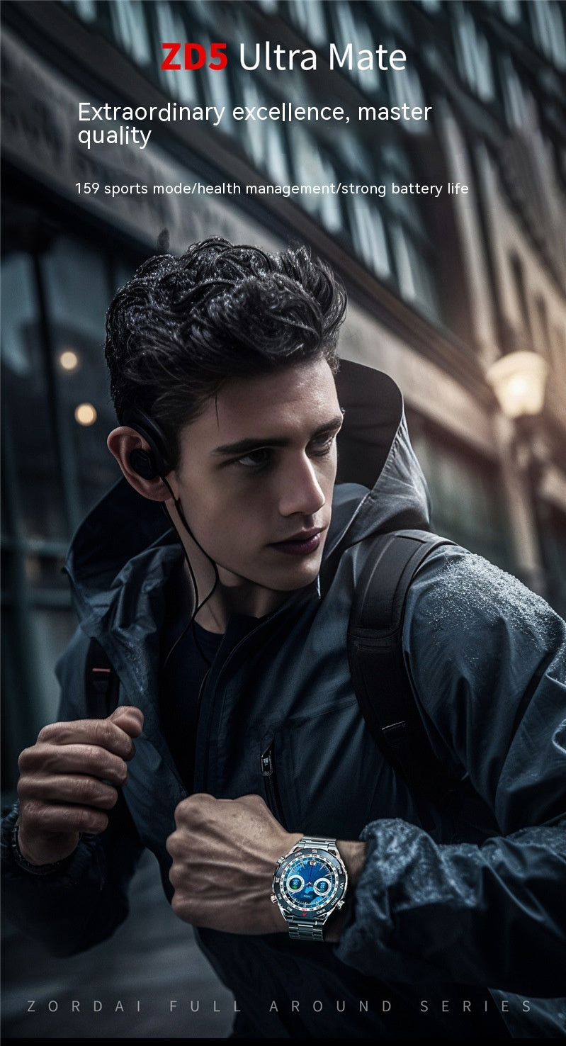 ZD5UM – smartwatch z rozmowami Bluetooth, AI i pomiarem tlenu we krwi