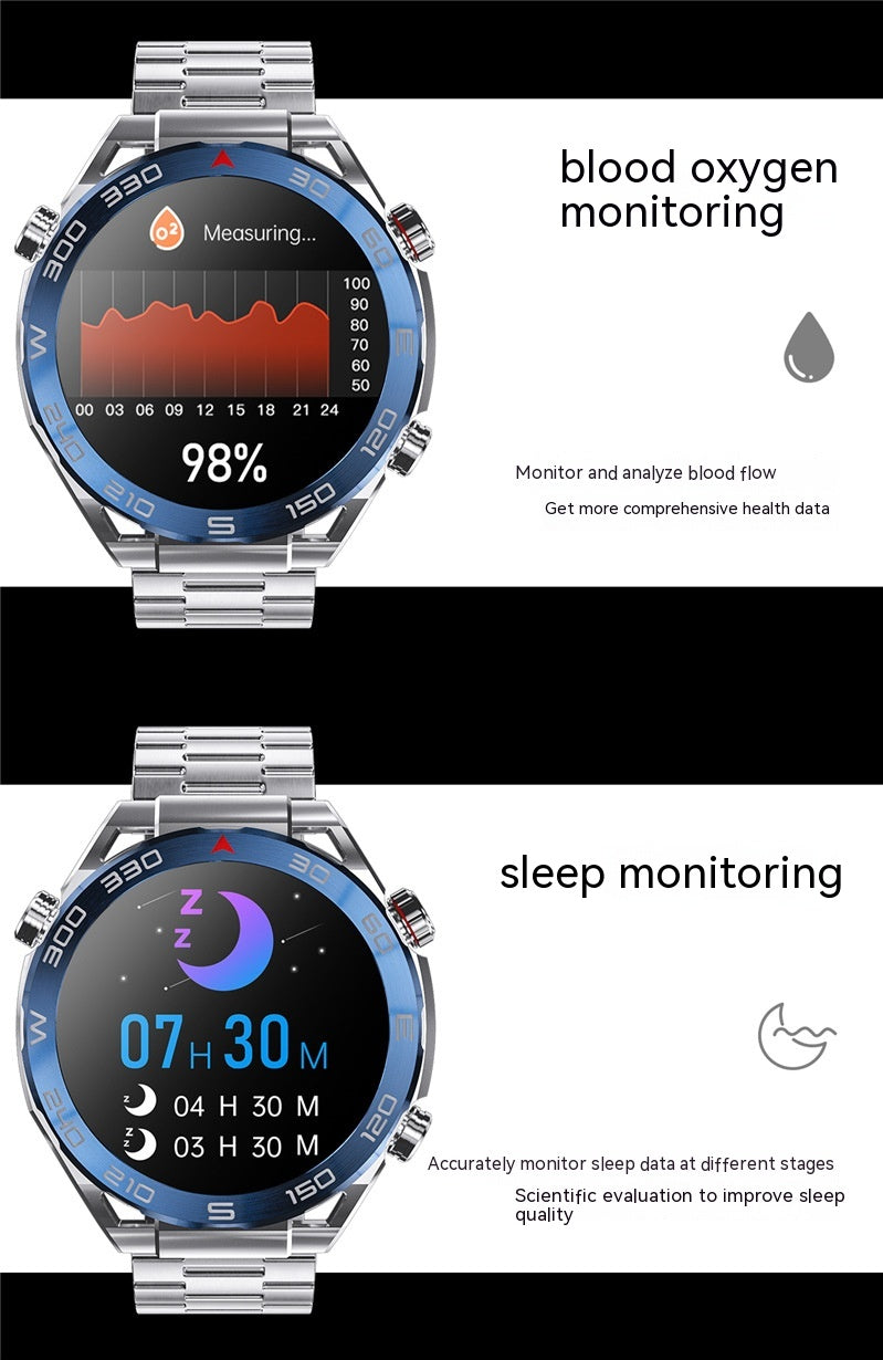 ZD5UM – smartwatch z rozmowami Bluetooth, AI i pomiarem tlenu we krwi