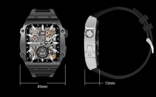 Męski smartwatch wodoodporny z całodobowym monitoringiem zdrowia