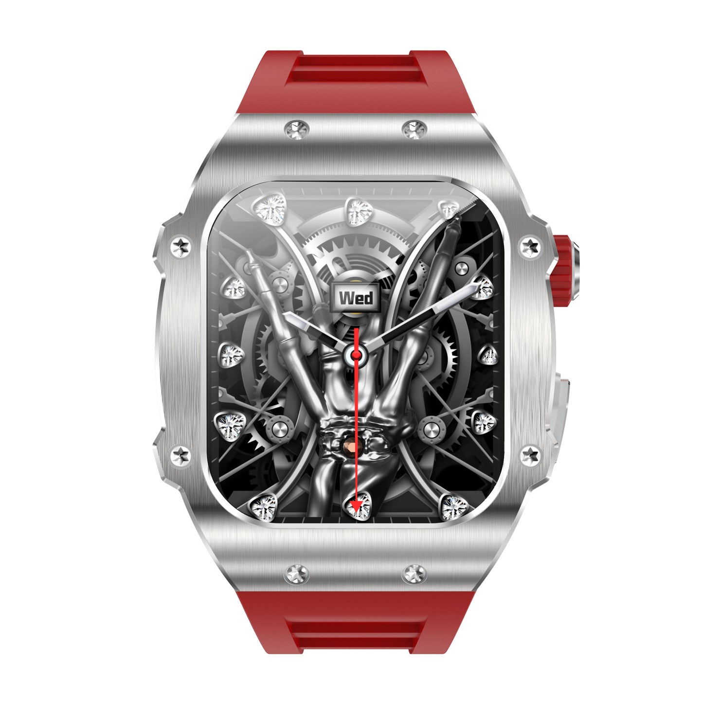 Męski smartwatch wodoodporny z całodobowym monitoringiem zdrowia