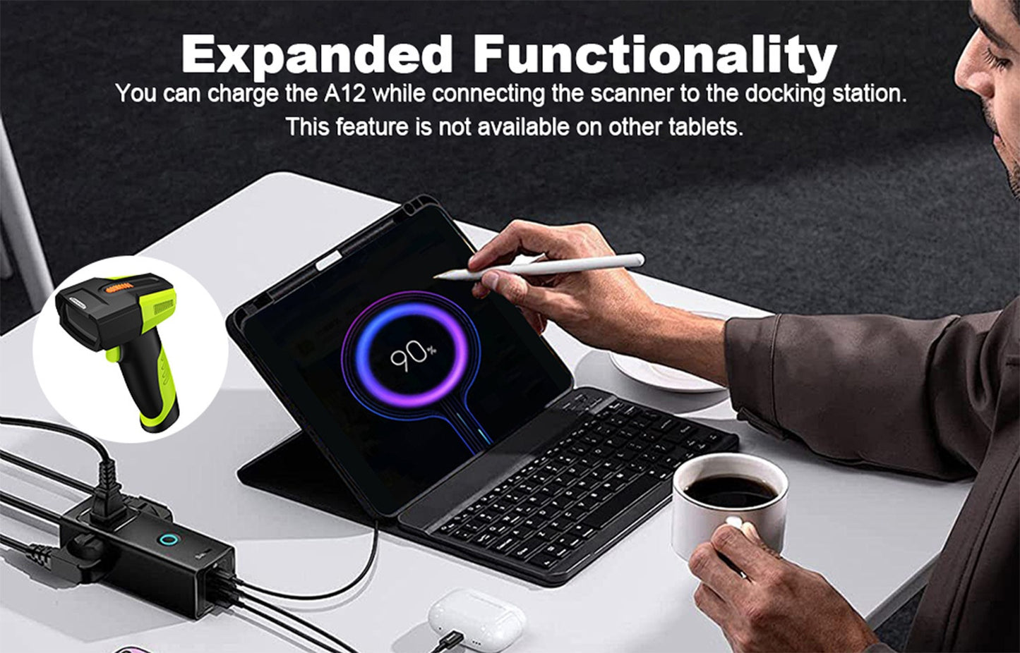 Elegancki tablet biurowy 10 cali 8GB/128GB