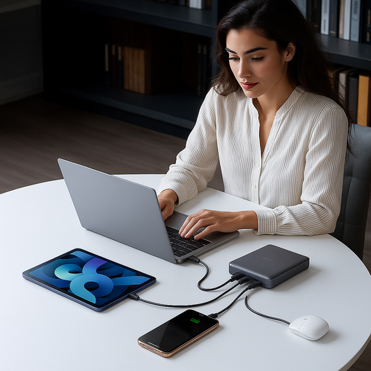 Baseus Powerbank 20000mAh 100W PD szybkie ładowanie MacBook - zdjęcie 4