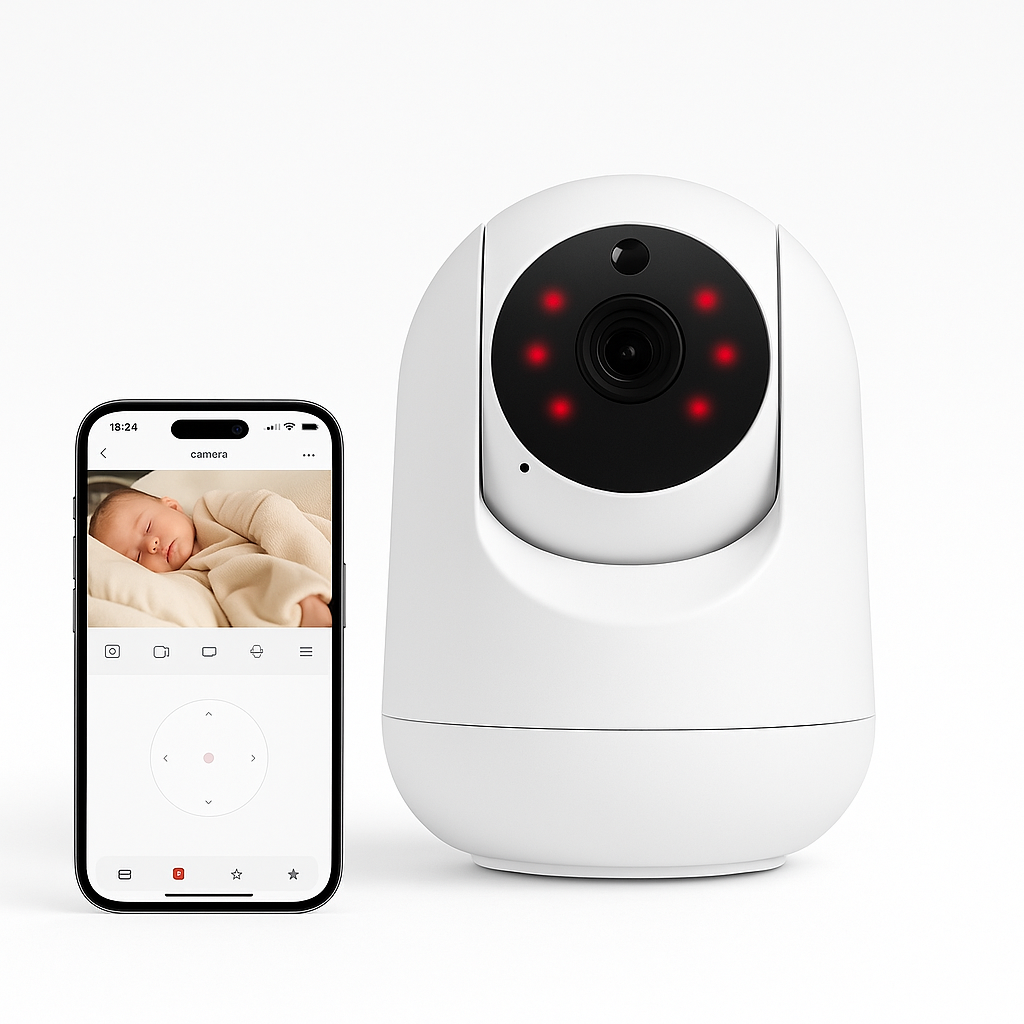 5MP Kamera WiFi do monitoringu – Detekcja ruchu, Auto Tracking, Smart Home