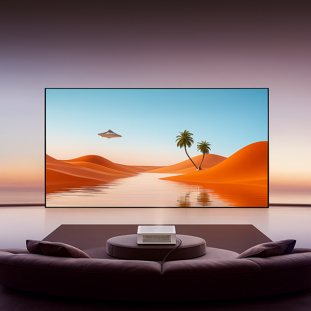 100" Ekran projekcyjny – 4K, składany z technologią antyświetlną