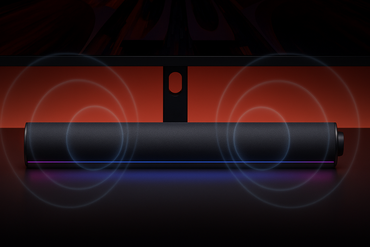 Głośnik Desktopowy – Stereo RGB z Mikrofonem