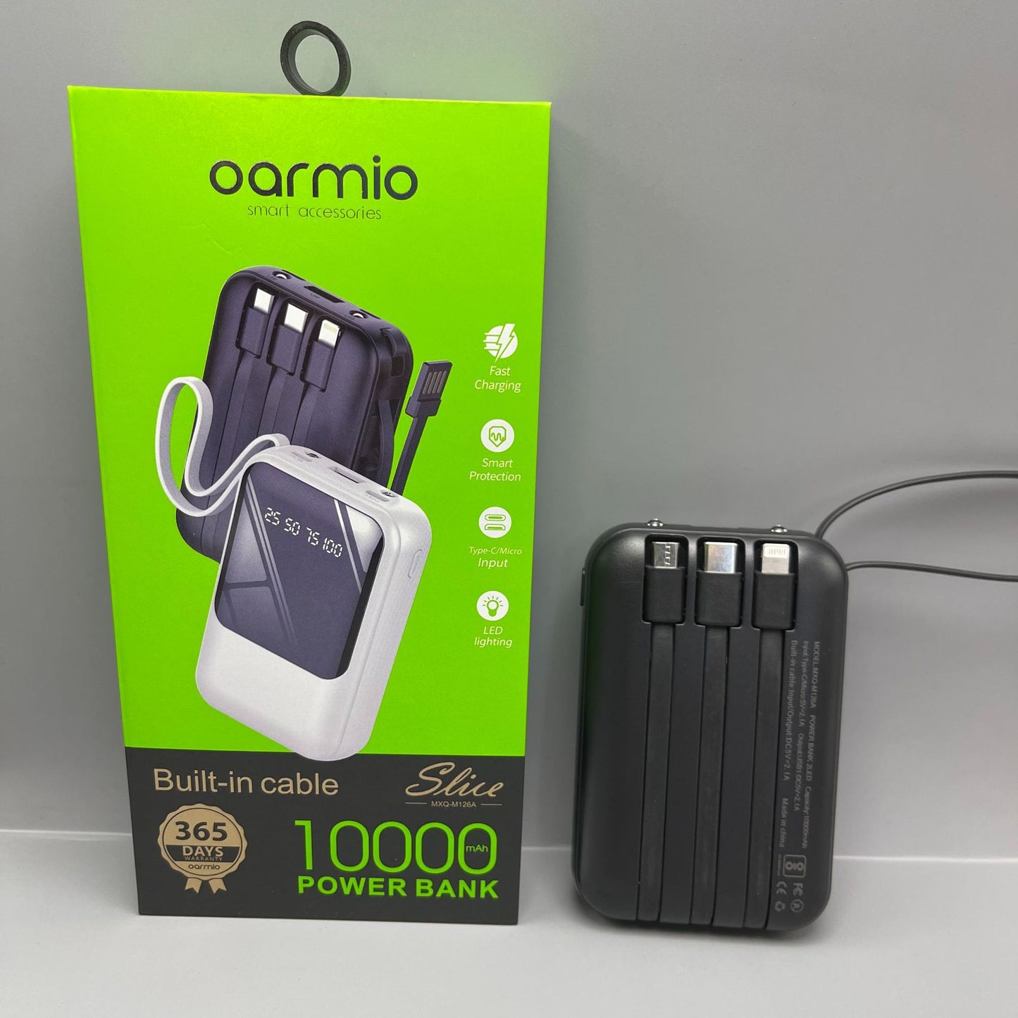 Powerbank Mini 10000mAh z Wbudowaną Wtyczką Sieciową – Kompaktowy, 3 Kolory