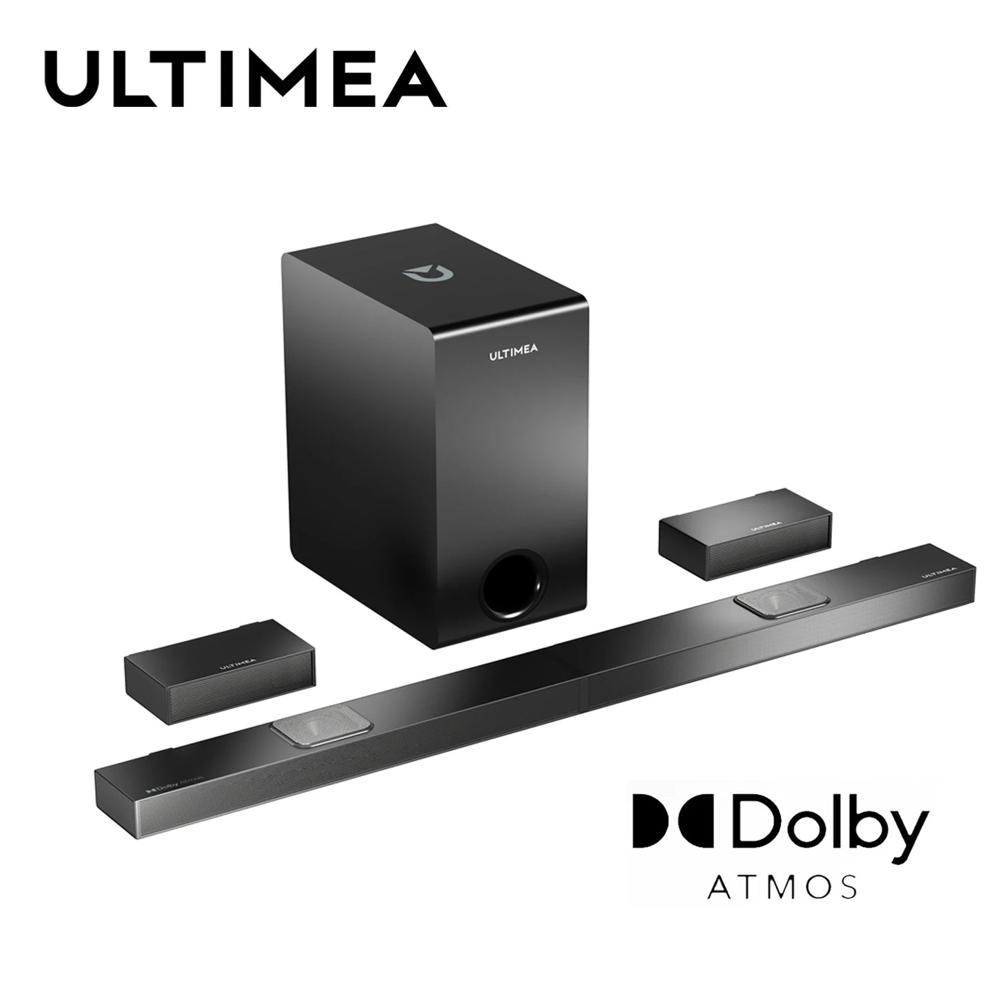 ULTIMEA Soundbar 520W 5.1.2 Dolby Atmos - Smart TV, 4K HDR, Bluetooth - George Vision Premium