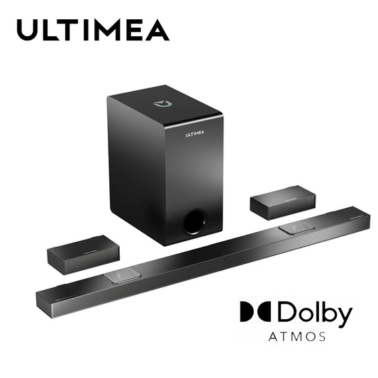 ULTIMEA Soundbar 520W 5.1.2 Dolby Atmos - Smart TV, 4K HDR, Bluetooth - George Vision Premium