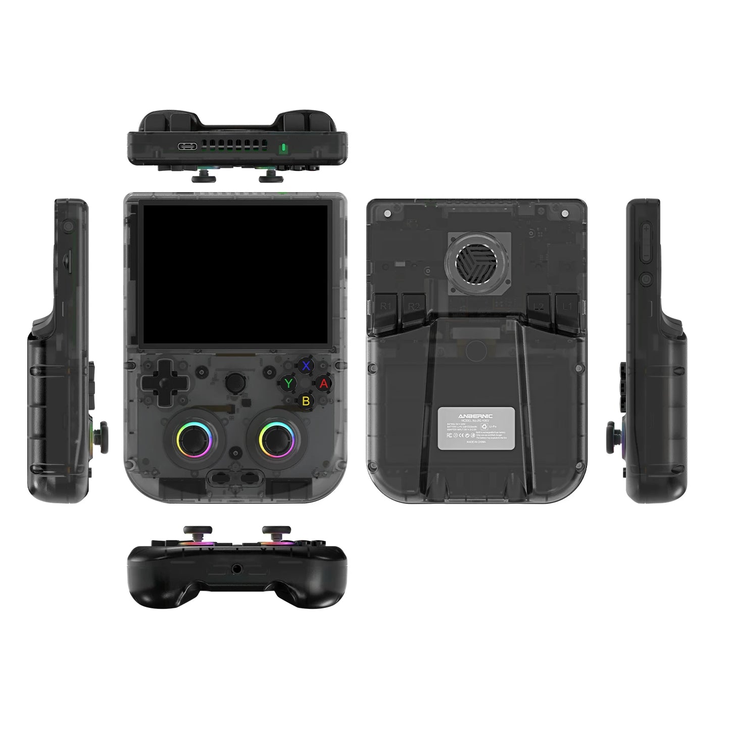 Anbernic RG406V – Konsola Retro 4'' IPS Dotyk Pionowa, Android 13, Unisoc T820