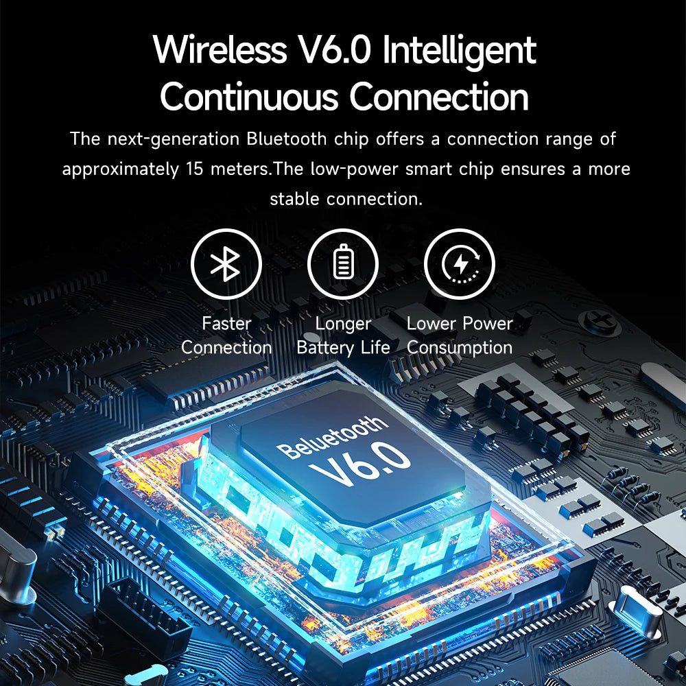 Okulary Inteligentne AI Trzeciej Generacji – Dotyk, Kwadratowa Oprawka, Ochrona przed Niebieskim Światłem, IPX-4, BT 5.4
