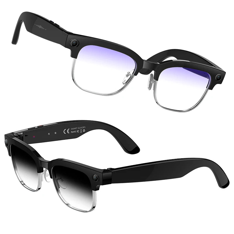 W630 Okulary Inteligentne 8MP – Nagrywanie Wideo, AI Tłumaczenie, Dźwięk Surround, Połączenia BT, Wi-Fi, IP66