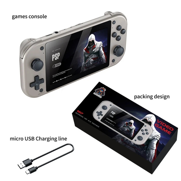 M17 – Konsola Retro Handheld 4,3'' w stylu PSP, 64GB