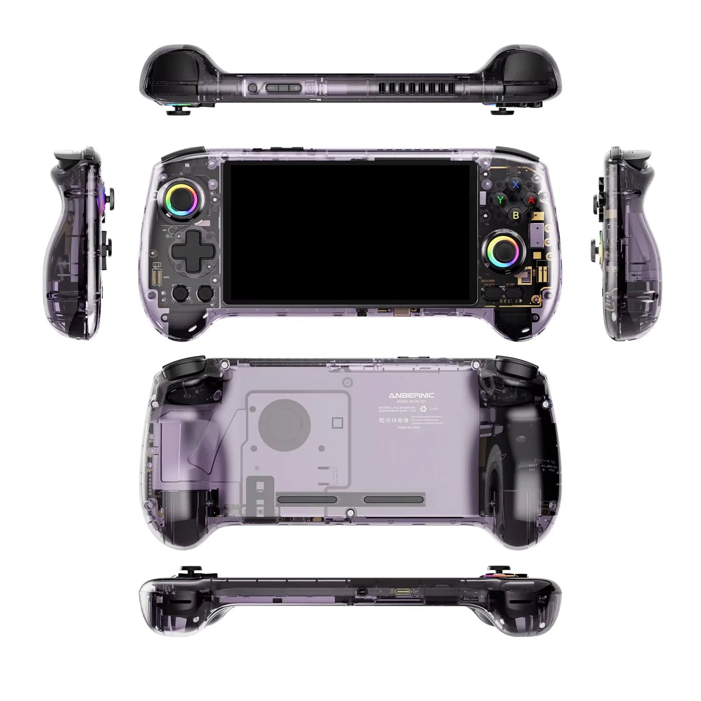Anbernic RG557 – Konsola Retro 5,5'' AMOLED, Android 14, Dimensity 8300