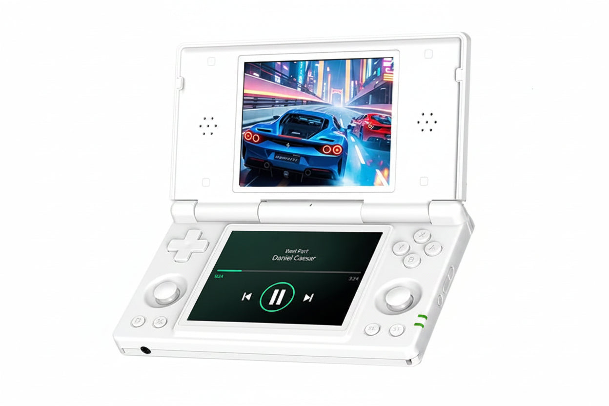 Anbernic RG DS – Składana Konsola z Dwoma Ekranami 4" IPS, Android 14, WiFi