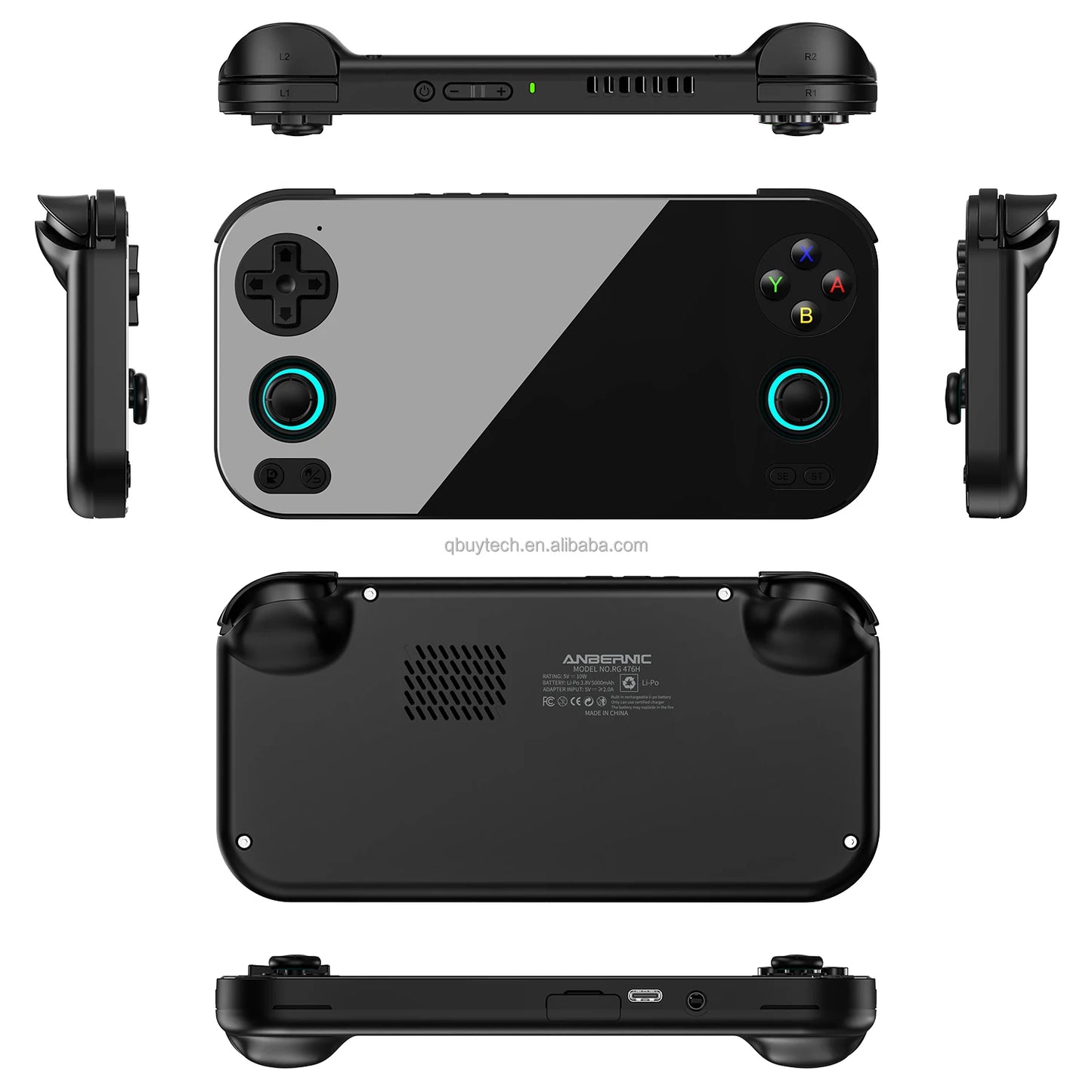 Anbernic RG476H – Konsola Retro 4,7'' Full HD Dotyk, Android 13, Unisoc T820