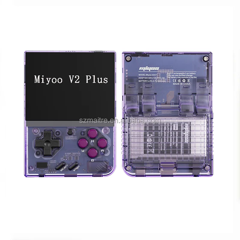 Miyoo Mini Plus – Konsola Retro 3,5'' IPS, Linux Onion, 64GB, WiFi