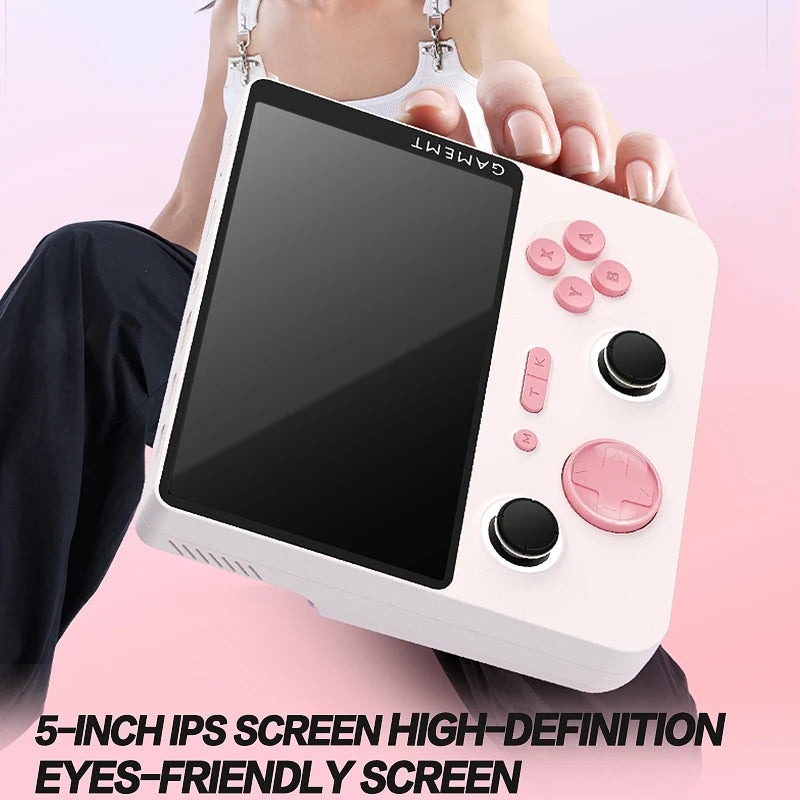 E5 Plus – Przenośna Konsola Retro 5'' IPS, Dwa Analogi, 10 000 Gier, WiFi, Wyjście TV